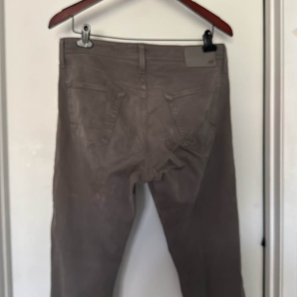 AG Adriano Goldschmied Men's Tan Bootcut Jeans - Picture 3 of 5